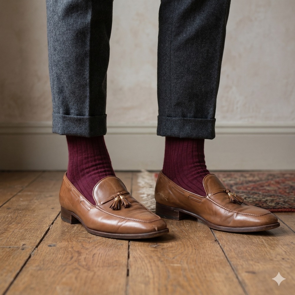 Vintage 1980s Gucci Loafers Mens 44.5 11.5‎ Tan Leather Tassel Preppy